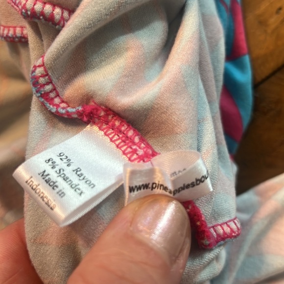 Pineapples Boutique Dress Hawaiian 🌺 print! Girls size 12 SZ 10 Tube both for$10 - Picture 4 of 8